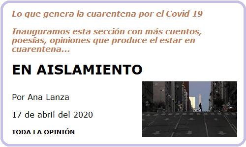 EN AISLAMIENTO
